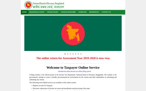 etaxnbr.gov.bd - NBR - National Board of Revenue, Bangladesh