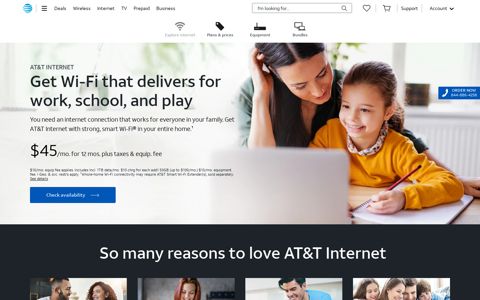 AT&T INTERNET | Internet for your Home including AT&T Fiber