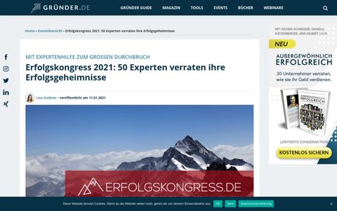 Erfolgskongress 2021: Erfolgsgeheimnisse von 50 Experten ...