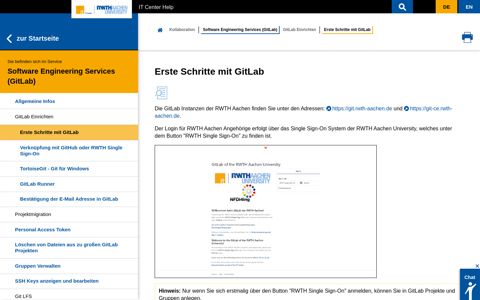 Erste Schritte mit GitLab (Software Engineering Services ...