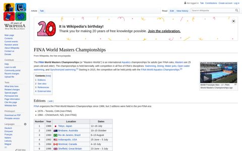 FINA World Masters Championships - Wikipedia