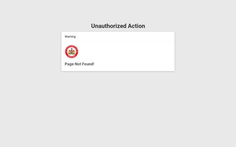 Unauthorized Action