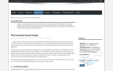 Play! Framework Security Example | Examples Java Code ...
