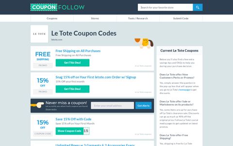 Letote.com Coupon Codes 2020 (50% discount) - December ...