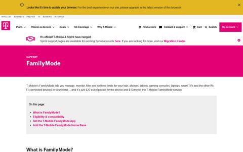 FamilyMode | T-Mobile Support