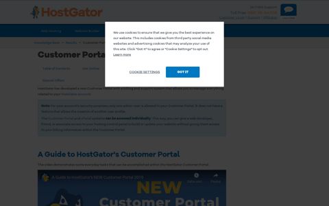 Customer Portal Overview | HostGator Support