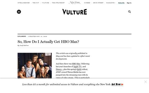 So, How Do You Actually Get HBO Max? - Vulture