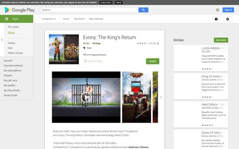 Evony: The King's Return - Apps on Google Play