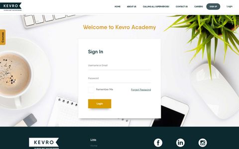 Login – Kevro Academy