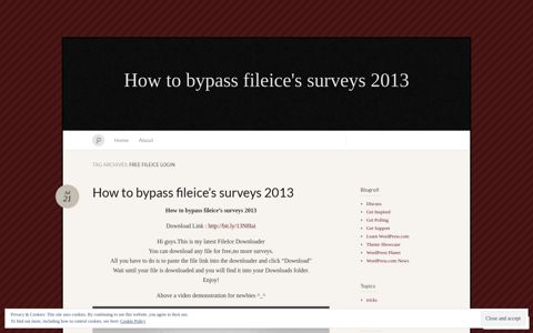 free fileice login | How to bypass fileice's surveys 2013