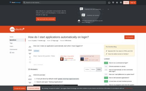 autostart - How do I start applications automatically on login ...