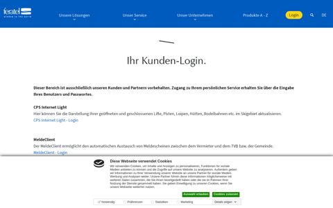 Mein feratel Kunden-Login - feratel media technologies AG