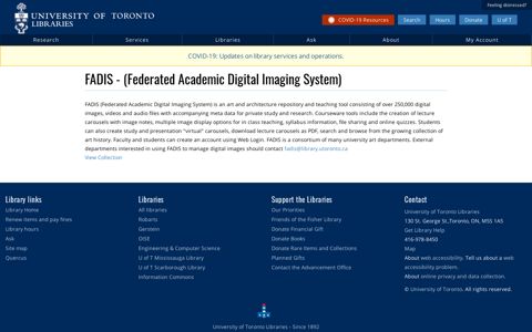 FADIS - (Federated Academic Digital Imaging System ...
