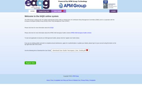 IAQG Online System | Home