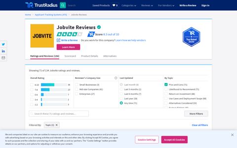 Pros and Cons of Jobvite 2020 - TrustRadius