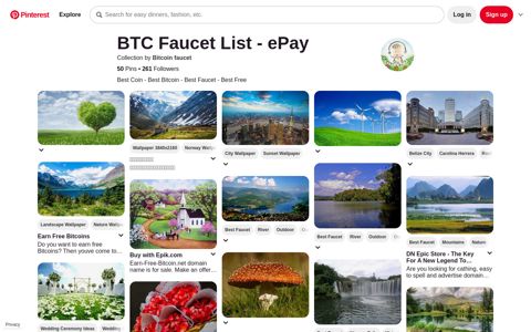 BTC Faucet List - ePay - Pinterest