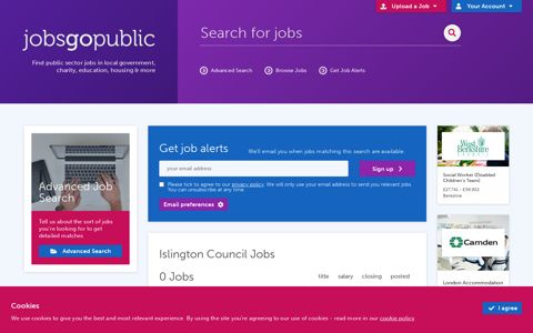 Islington Council Jobs | Jobsgopublic - Public Sector ...