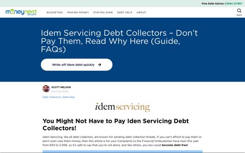 Idem Servicing Debt Collectors - Read THIS Before Paying!