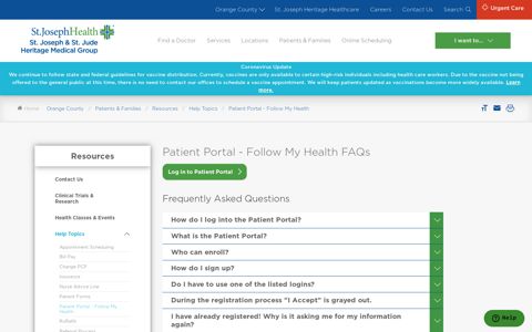 Patient Portal | St. Jude and - St. Joseph Heritage Healthcare