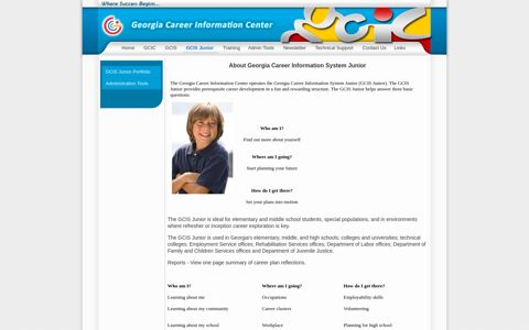 GCIS Junior - Georgia Career Information System