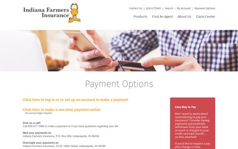 Make a Payment | Indiana Farmers Insurance