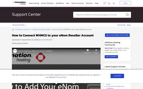 How to Connect WHMCS to your eNom Reseller Account 2020