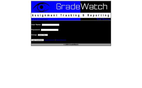 GradeWatch Login - Web School Tools
