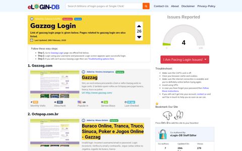 Gazzag Login - A database full of login pages from all over the ...