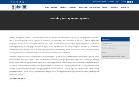 Learning Management System | Welcome to NeGD | National ...