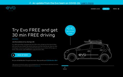 Join the evolution of car sharing in BC - Evo Car Share