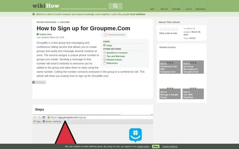 How to Sign up for Groupme.Com: 5 Steps (with Pictures ...