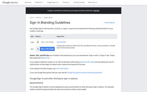 Sign-In Branding Guidelines | Google Identity | Google ...