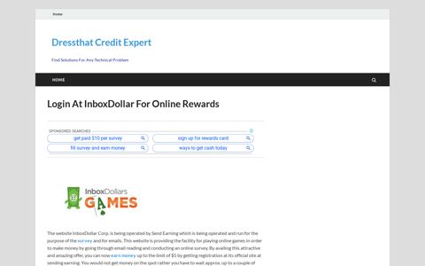 inboxdollars.com - Login At InboxDollar For Online Rewards ...