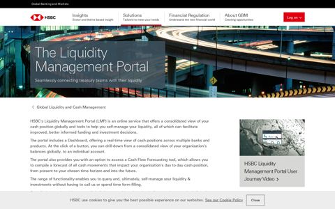 The Liquidity Management Portal | Solutions | HSBC