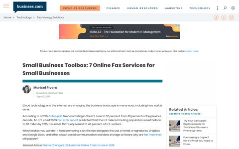 7 Online Fax Services for Small Biz - business.com