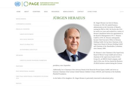 Jürgen Heraeus | PAGE