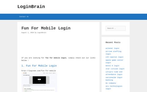 Fun For Mobile - Fun For Mobile Login - LoginBrain