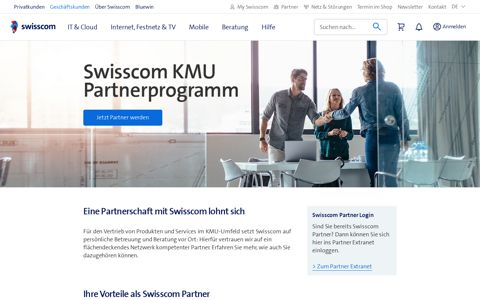 Swisscom KMU Partnerprogramm | Swisscom