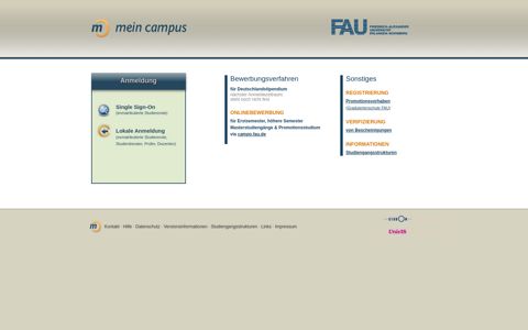 Mein Campus - Friedrich-Alexander-Universität Erlangen ...