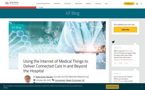 Internet of Medical Things (IoMT) Delivers Connected Care ...