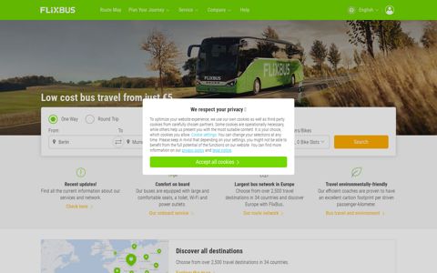 FlixBus: Bus travel through Europe