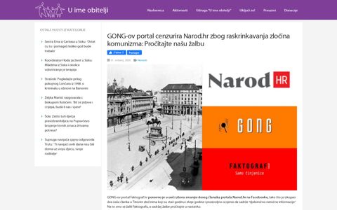 GONG-ov portal cenzurira Narod.hr zbog raskrinkavanja ...