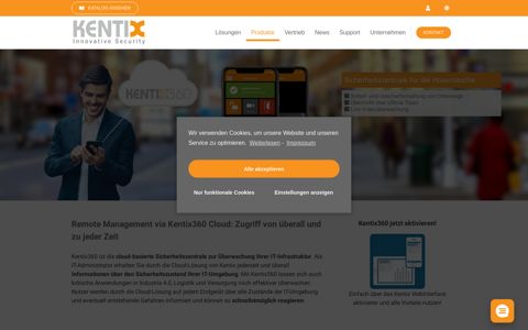 ⁣Kentix360 die Cloud-Lösung für effektivere IT Überwachung