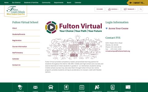 Fulton Virtual School / About