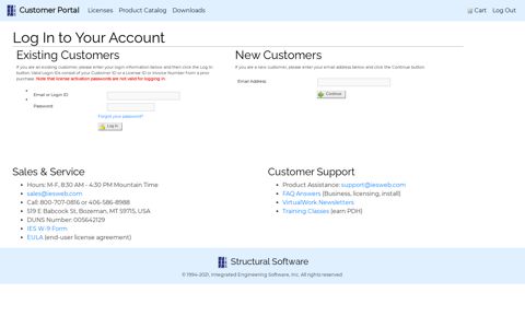 IES Customer Portal - Log In - SoftwareKey.com