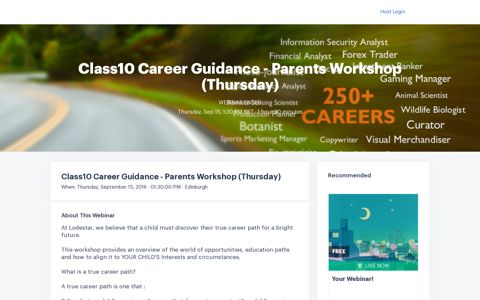 Lodestar Career Guidance - Parents and Students by lodestar