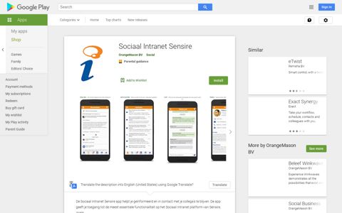 Sociaal Intranet Sensire - Apps on Google Play