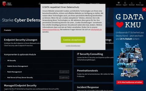 G DATA Business: IT Security Lösungen & Services | G DATA