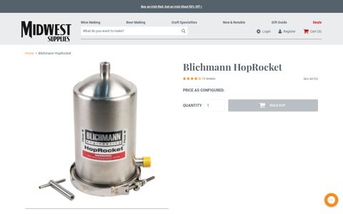 Blichmann HopRocket – Midwest Supplies