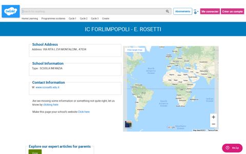 IC FORLIMPOPOLI - E. ROSETTI - Contact Information & More - Twinkl